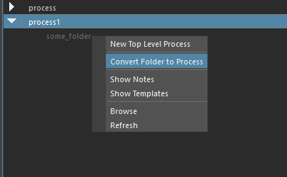 Convert Folder to Process